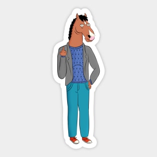 More Horse Than A Man (BoJack Horseman) Sticker